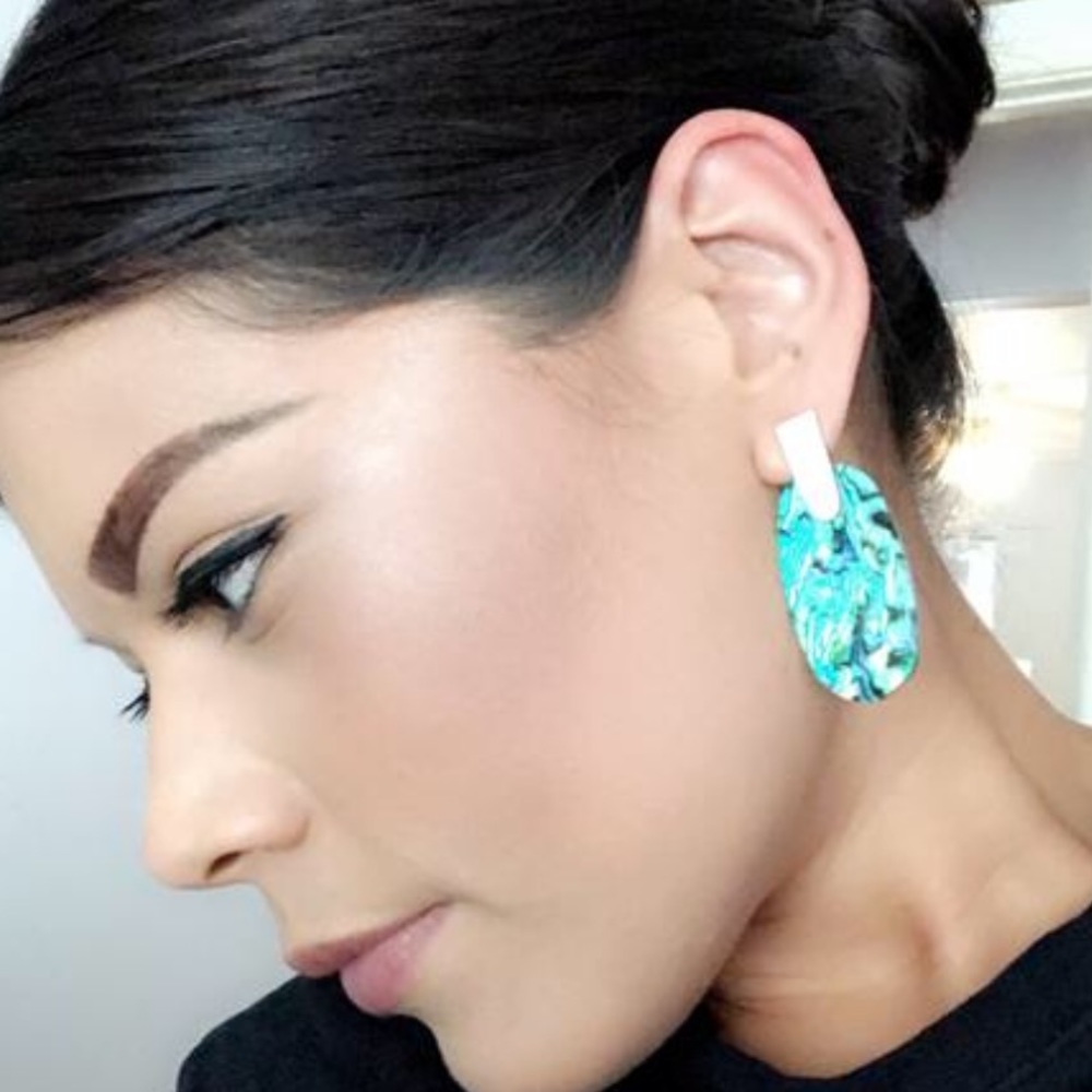 Kendra Scott Aragon Abalone drop earrings